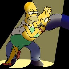 Схема вышивки «симпсоны»