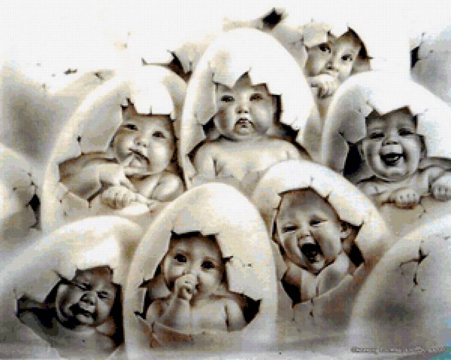 малыши - искусство, дитя, монохром, ребенок, малыши, портрет, дети, детское - предпросмотр