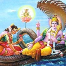 Схема вышивки «Шива на многоголовой змее.»