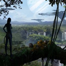 Схема вышивки «Кадр из фильма "Аватар"»