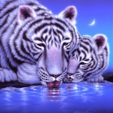 Схема вышивки «Рядом с мамочкой»