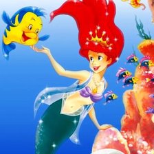 Ариель и Флаундер