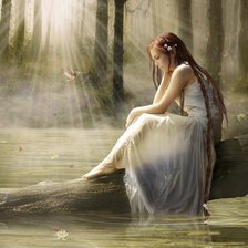 Схема вышивки «Фея»