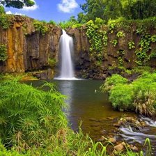 Схема вышивки «водопад»