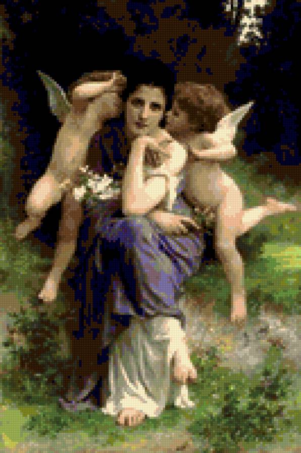 Серия "религия" - ангелы, дети, бугро - предпросмотр