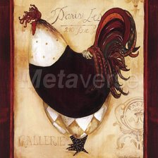 Схема вышивки «петух»