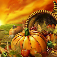 Схема вышивки «Рог изобилия.»