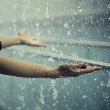 Схема вышивки «дождь»