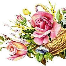 Схема вышивки «Розы»