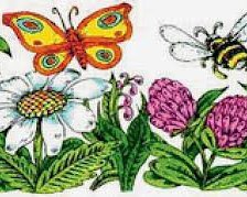 Схема вышивки «цветы»