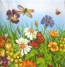 Схема вышивки «полевые цветы»