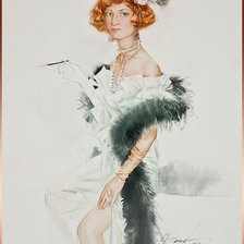 Схема вышивки «Женские образы»