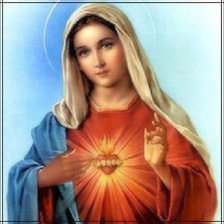 Схема вышивки «дева мария»