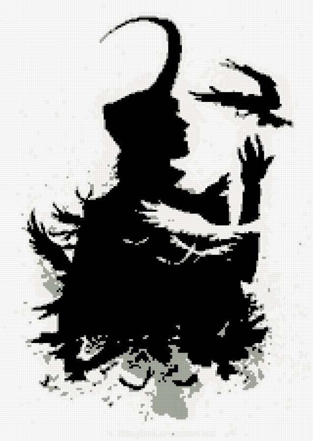 Локи Loki - черно-белая, локи, loki - предпросмотр