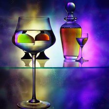 Схема вышивки «Цветное стекло»