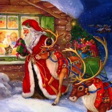 Схема вышивки «Новогоднее настроение»