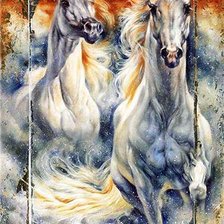 Схема вышивки «лошади»