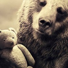 Схема вышивки «Медведи»