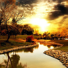 Схема вышивки «Осеняя пора»