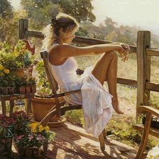 Схема вышивки «Печаль»