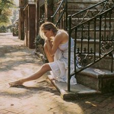 Схема вышивки «На крыльце»