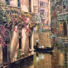 Схема вышивки «венеция»