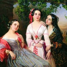 Схема вышивки «девушки»