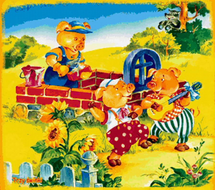 три поросенка - предпросмотр