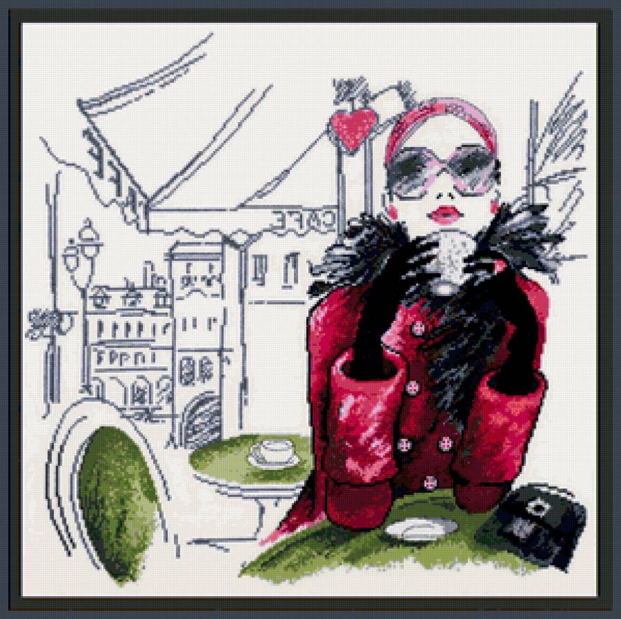 Парижанка №3 - женская красота, город, девушка - предпросмотр