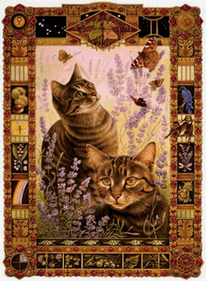 кот-близнецы - гороскоп - предпросмотр