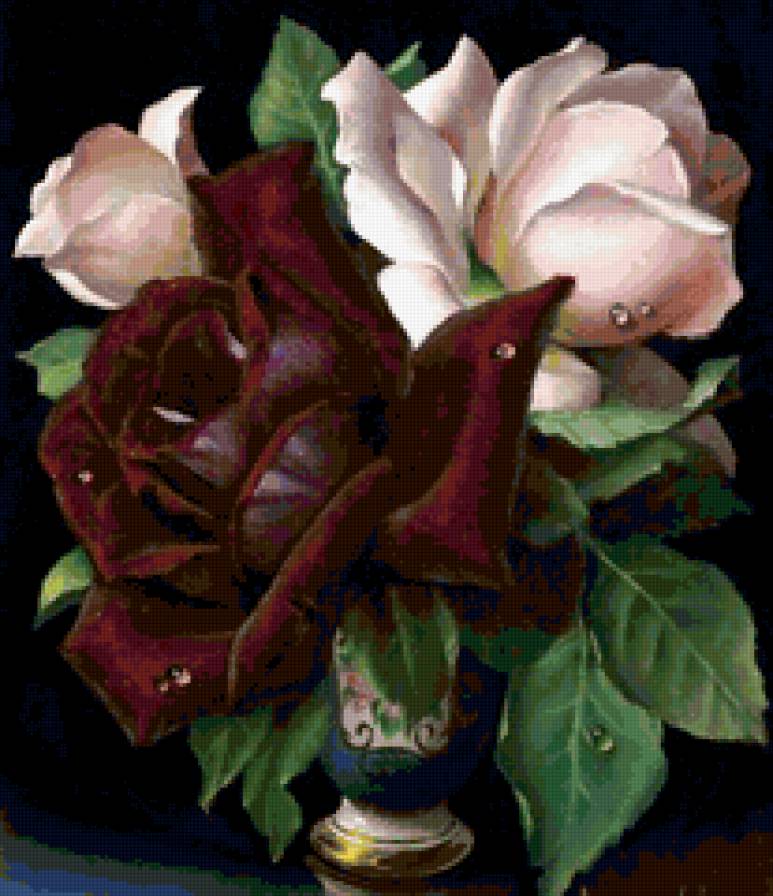 цветы - природа, букет, цветы, , натюрморт, романтика - предпросмотр