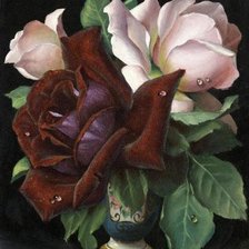 Схема вышивки «цветы»