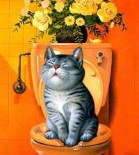 Схема вышивки «котенок»