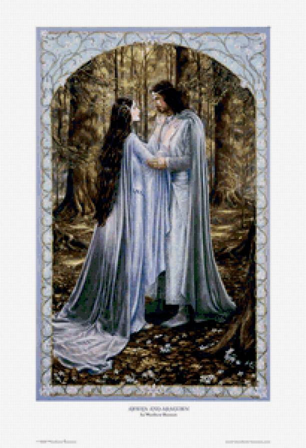 арвен и арагорн - предпросмотр