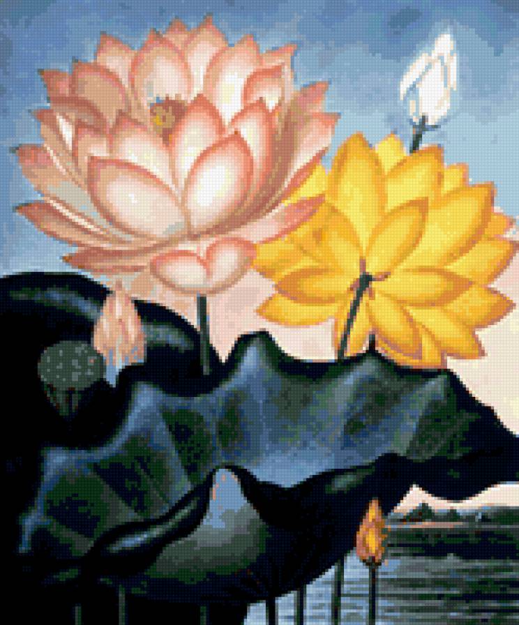 Картина-цветы 5 - живопись, цветы - предпросмотр