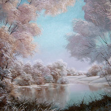 Схема вышивки «Владимир Воробьев.  ''Зимний Сейм''»