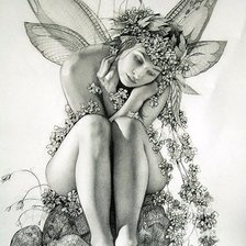 Схема вышивки «фея»