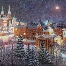 Схема вышивки «Разживин Игорь. ''Волшебница зима''»