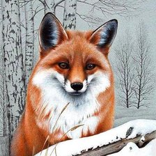 Схема вышивки «Лисичка»