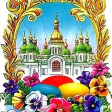 Схема вышивки «Светлое воскресение»