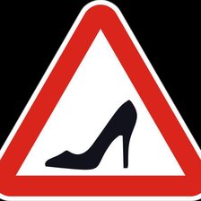 Схема вышивки «Осторожно, туфелька»