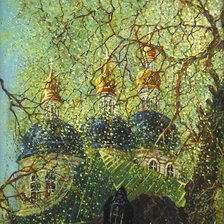 Схема вышивки «Храм»