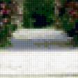 Предпросмотр схемы вышивки «цветник» (№197094)