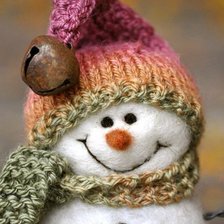 Схема вышивки «Снеговичёк»