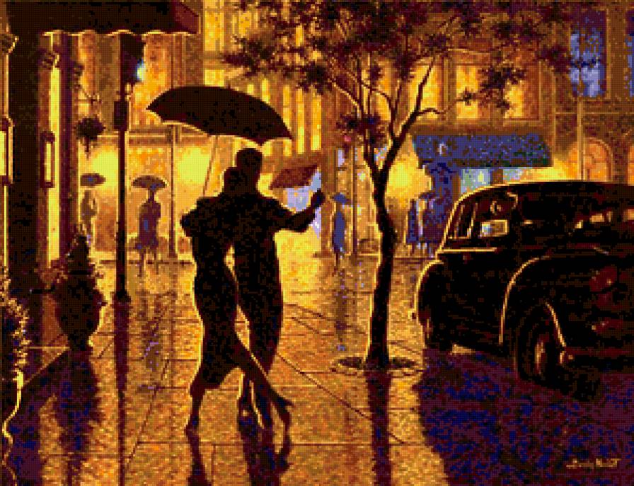 Танец. Ночь. Париж. - ночь, париж., танец - предпросмотр