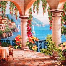 Схема вышивки «Утреннее настроение»