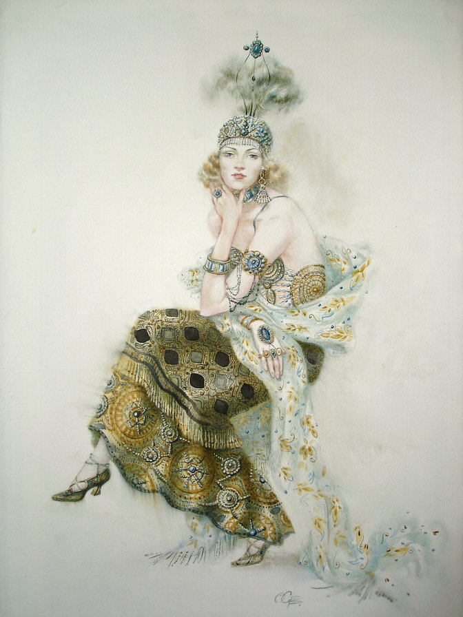 Женские образы - портрет, женские образы, девушка, картина - оригинал