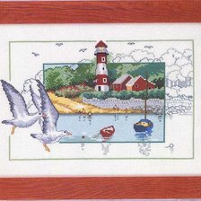 Схема вышивки «Маяк»