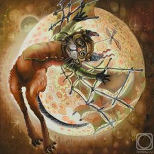 Схема вышивки «Кацманавт»