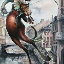 Схема вышивки «Скрипач»